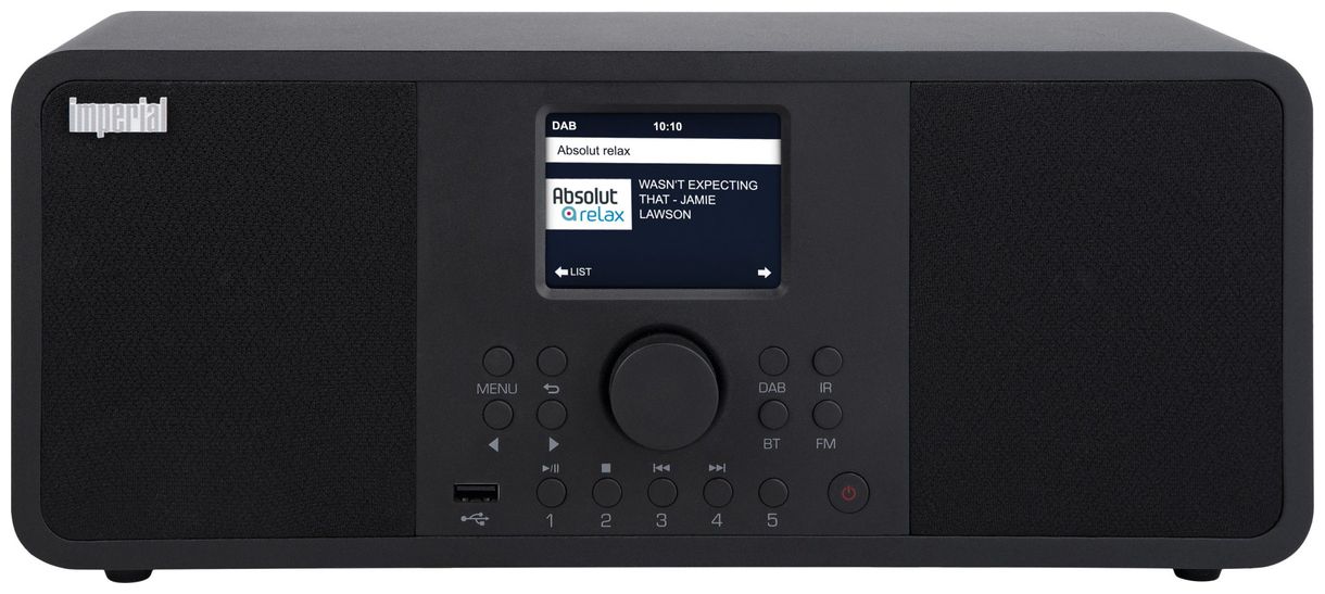 Dabman i205 Bluetooth DAB, DAB+, FM Radio (Schwarz) 