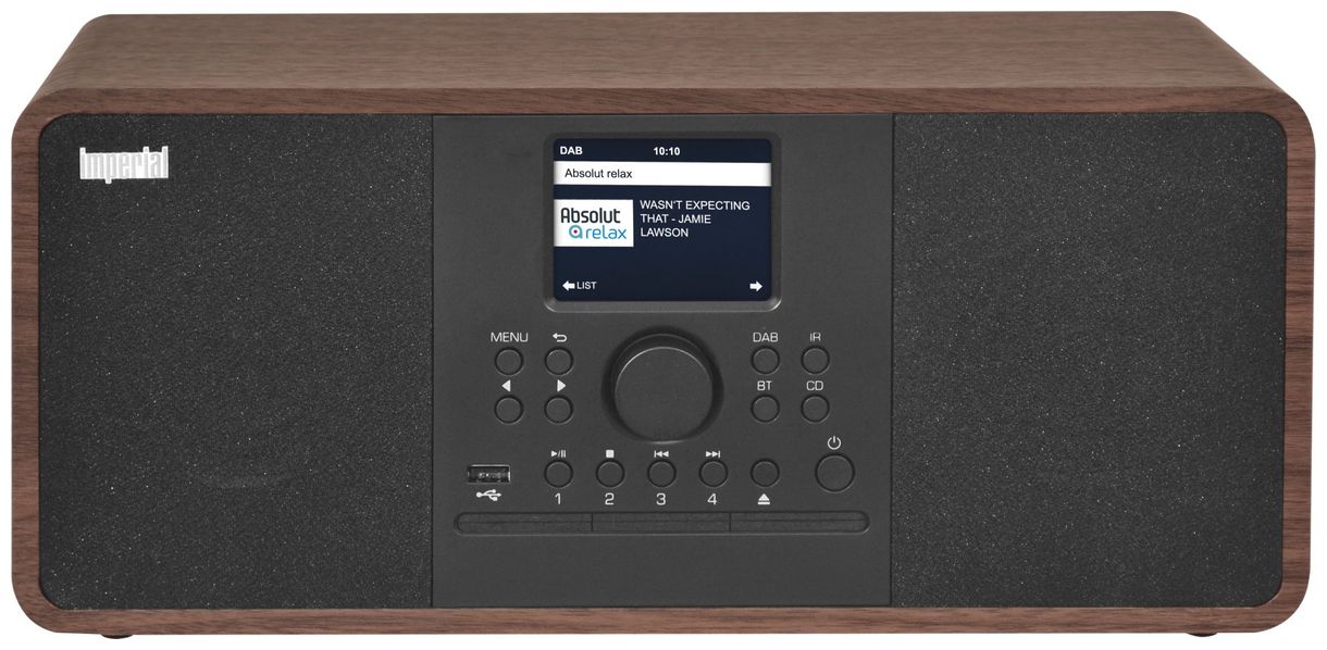 Dabman i205CD Bluetooth DAB, DAB+, FM Radio (Braun) 