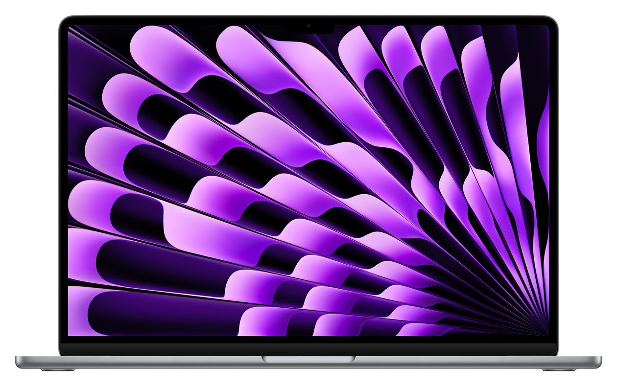 MacBook Air Notebook 38,9 cm (15.3 Zoll) 2880 x 1864 Pixel 8 GB Ram 256 GB SSD macOS Sonoma Apple M intern (Grau) 