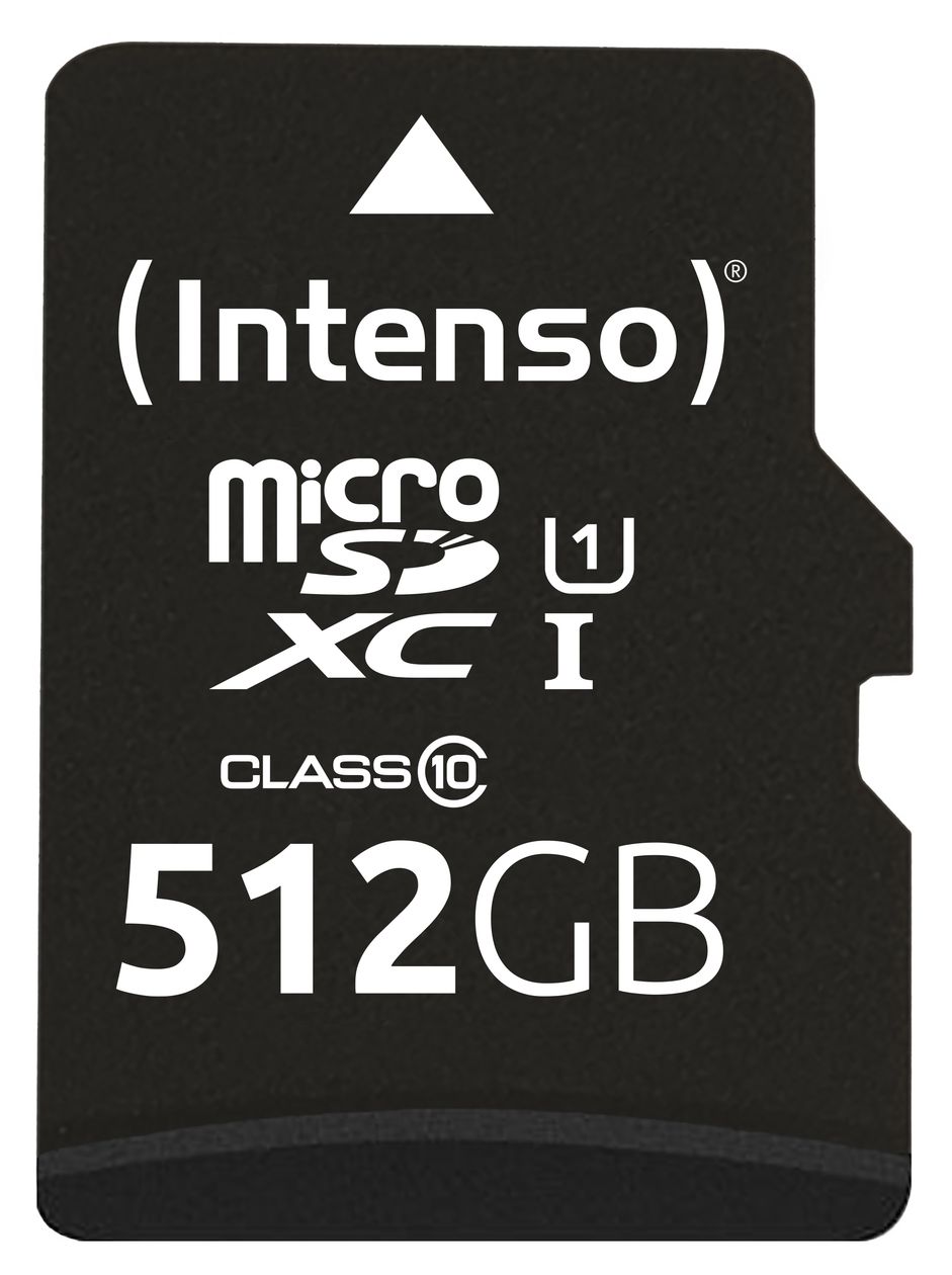 3423493 Premium MicroSD Speicherkarte 512 GB Class 1 (U1) Klasse 10 