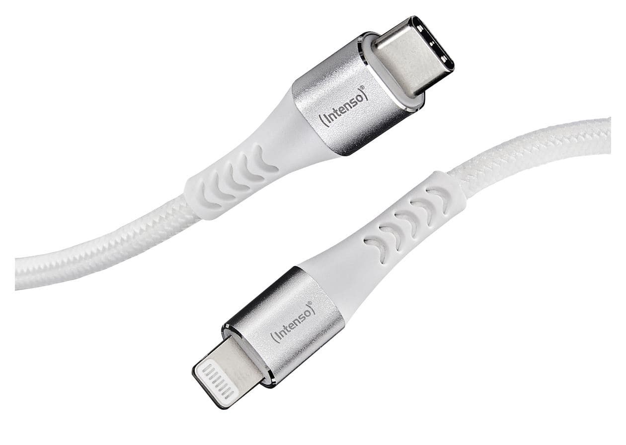 7902002 USB C auf USB C/Lightning Männlich bis 27 W 1,5 m  (Weiß) 