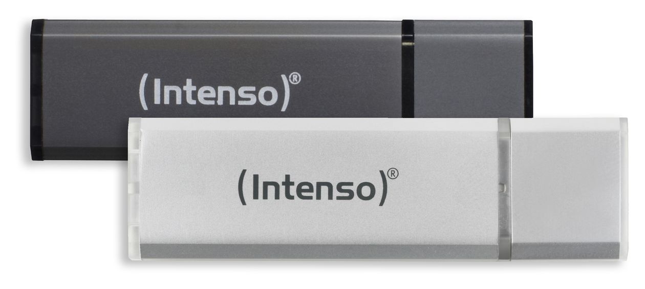 Alu Line USB Typ-A Stick 32 GB  (Anthrazit, Silber) 