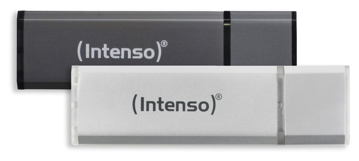 Alu Line Doppelpack USB Typ-A Stick 32 GB  (Anthrazit, Silber) 