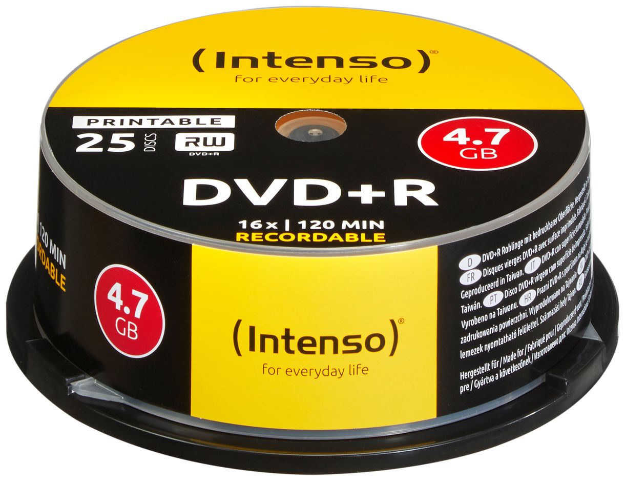 DVD+R 4.7GB, Printable, 16x 