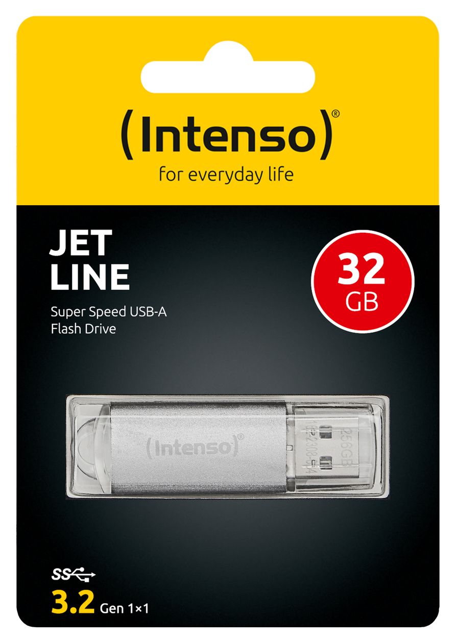 Jet Line USB Typ-A Stick 32 GB  (Silber) 