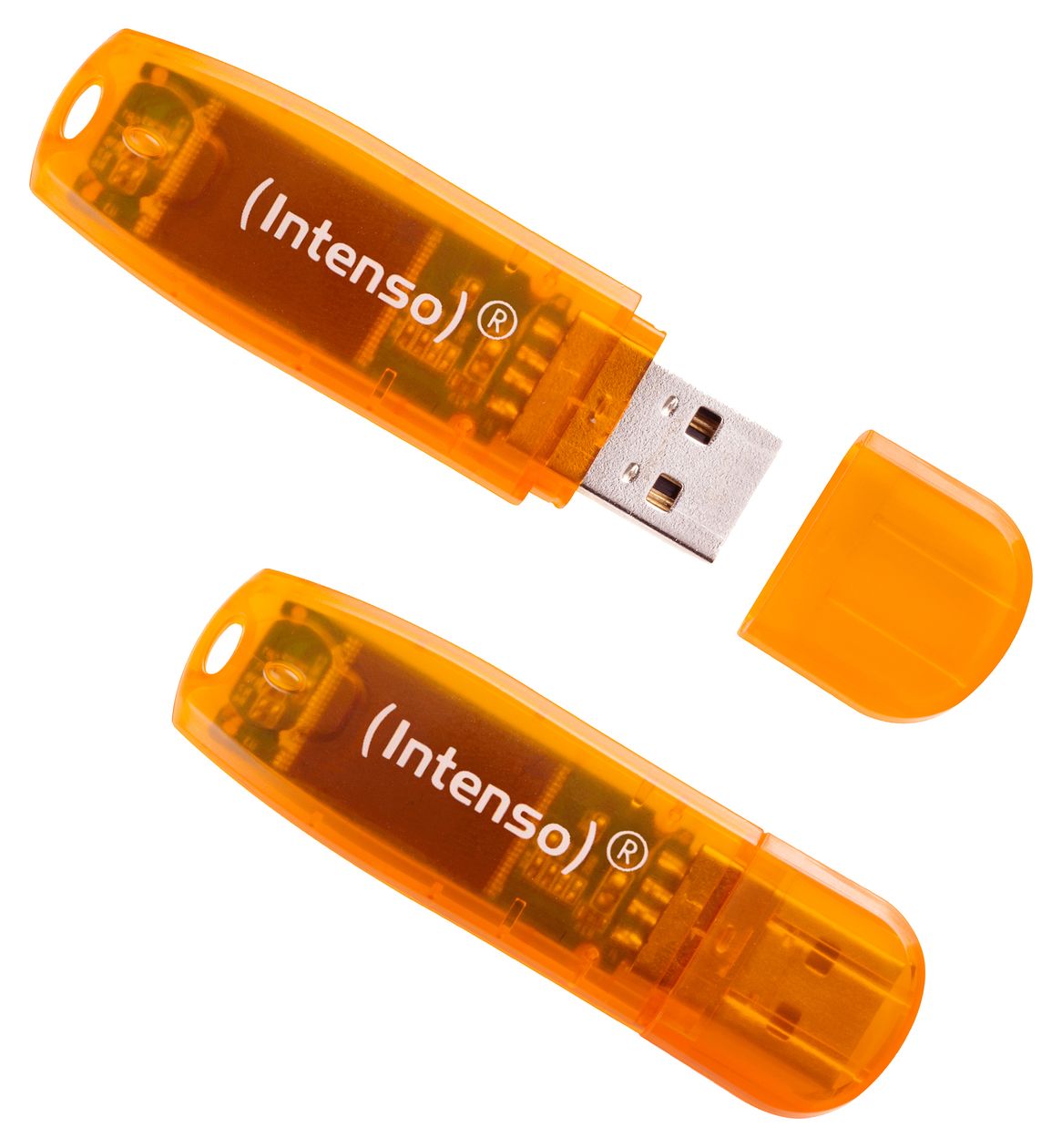 Rainbow Line USB Typ-A Stick 64 GB  (Orange) 