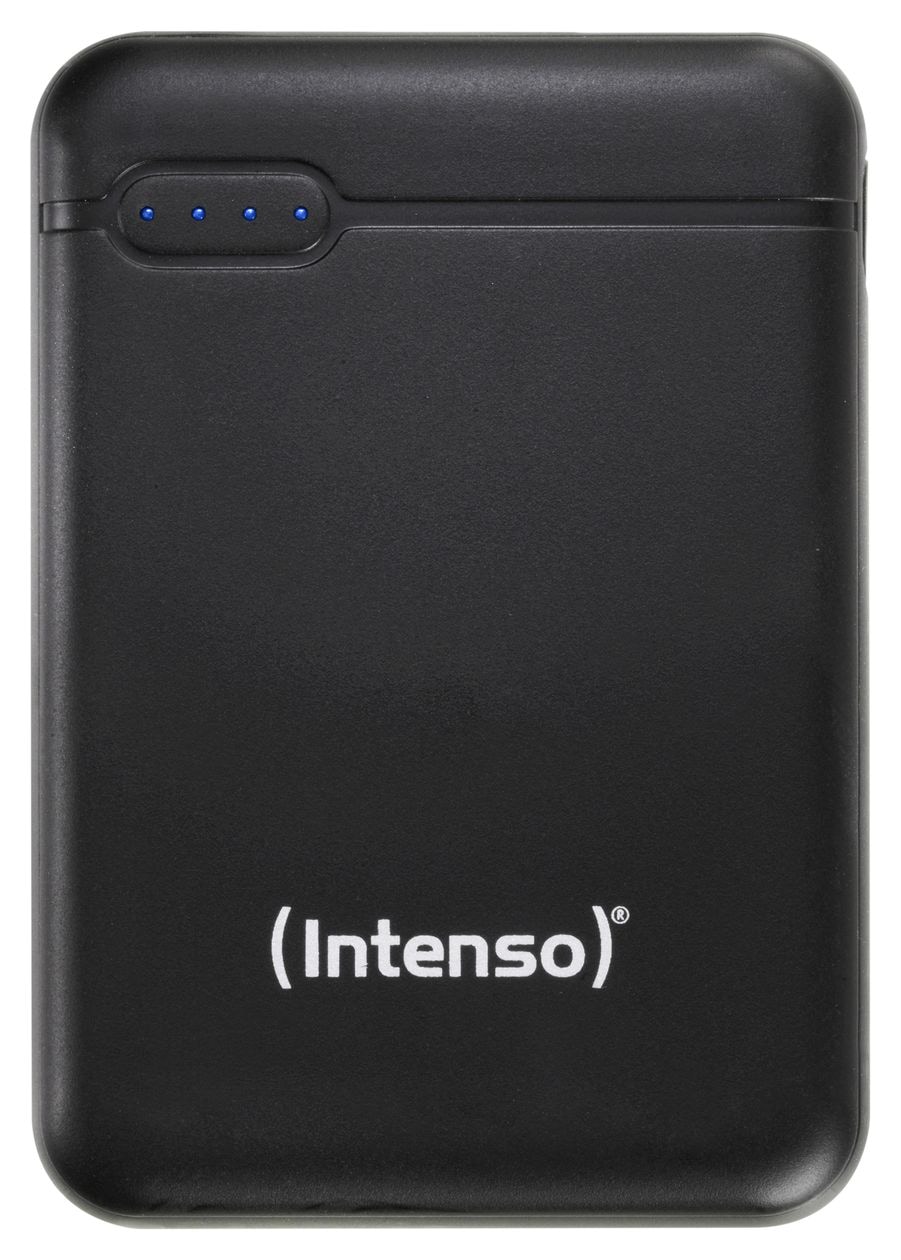 XS 5000 mAh Powerbank Micro-USB + USB Type-C  (Schwarz) 