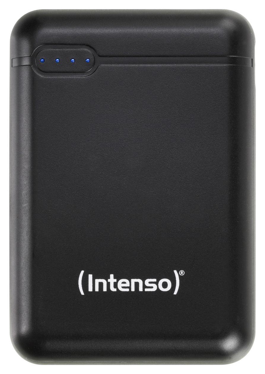 XS 10000 mAh Powerbank Micro-USB + USB Type-C  (Schwarz) 