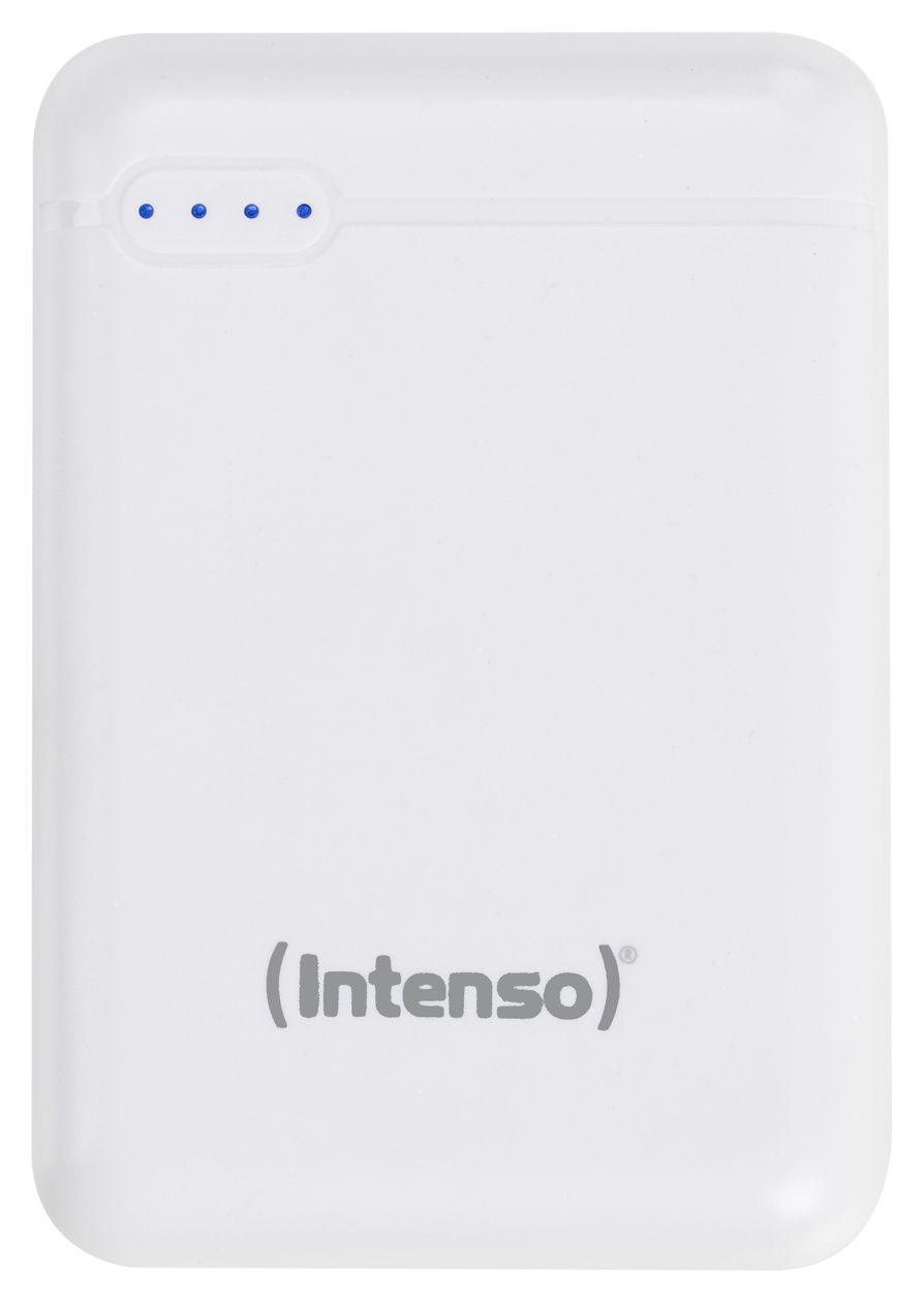 XS 10000 mAh Powerbank Micro-USB + USB Type-C  (Weiß) 