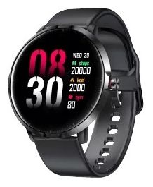 IO-SMW20 Digital 33 mm Smartwatch Rund (Schwarz) 
