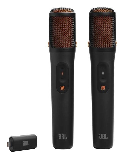 EasySing Mics Mini Karaoke kabellos Microphone set RF  (Schwarz) 