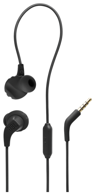 Endurance Run 2 Wired In-Ear Kopfhörer Kabelgebunden IPX5 (Schwarz) 