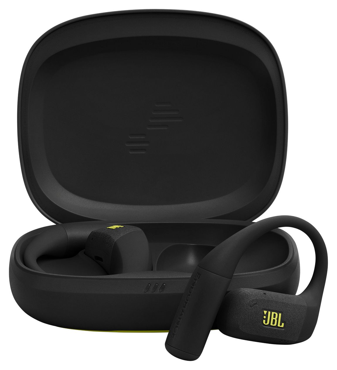 Endurance Zone In-Ear Bluetooth Kopfhörer kabellos 32 h Laufzeit IP68  (Schwarz, Limette) 