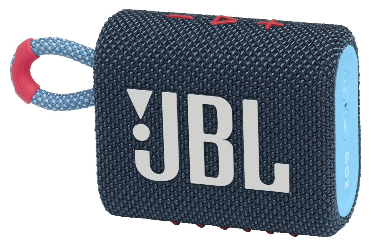 Go 3 Bluetooth Lautsprecher Wasserdicht IP67 (Blau, Violett) 