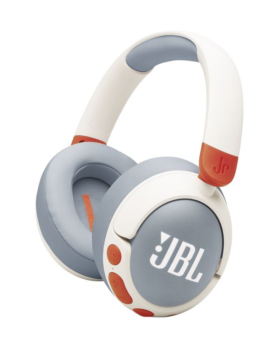 Junior 470NC Over Ear Bluetooth Kopfhörer kabellos USB Typ-C  (Hellgrau, Weiß) 