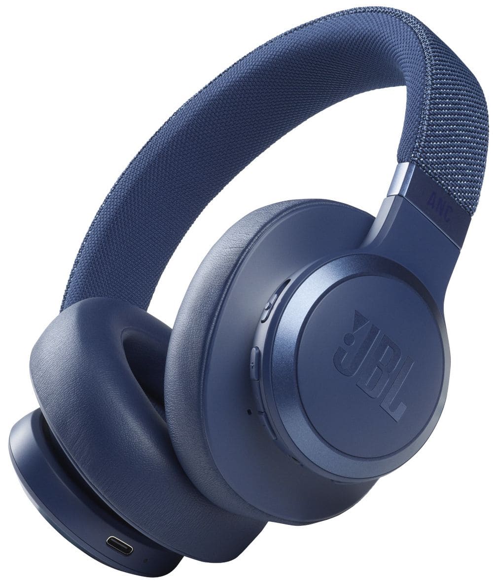 Live 660NC Over Ear Bluetooth Kopfhörer kabelgebunden&kabellos (Blau) 
