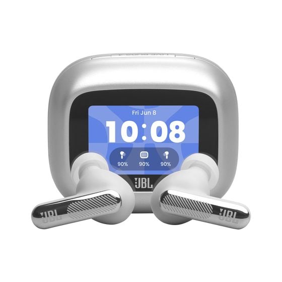 Live Beam 4 In-Ear Bluetooth Kopfhörer kabellos 10 h Laufzeit IP55  (Silber) 