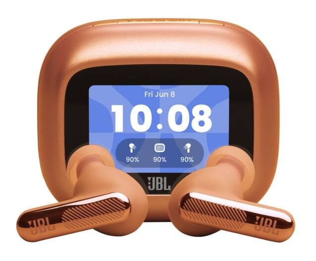 Live Beam 4 In-Ear Bluetooth Kopfhörer kabellos 10 h Laufzeit IP55  (Orange) 