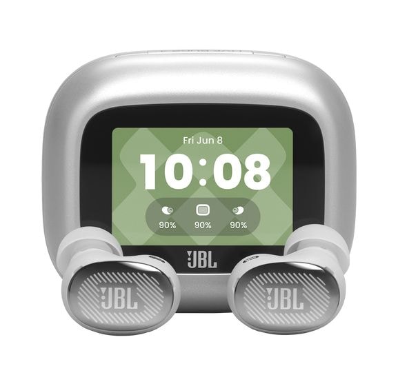 Live Buds 4 In-Ear Bluetooth Kopfhörer kabellos 8 h Laufzeit IP55  (Silber) 