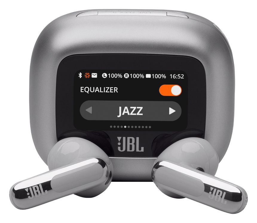 Live Flex 3 In-Ear Bluetooth Kopfhörer kabellos 7 h Laufzeit IP54  (Silber) 