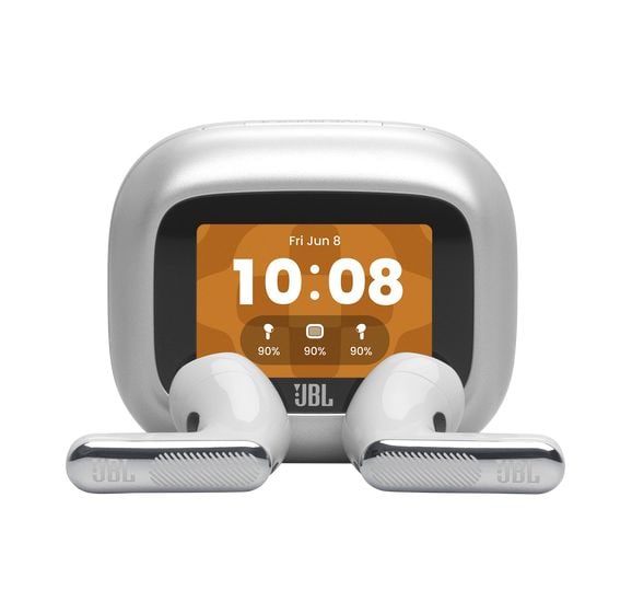 Live Flex 4 In-Ear Bluetooth Kopfhörer kabellos IP54  (Silber) 