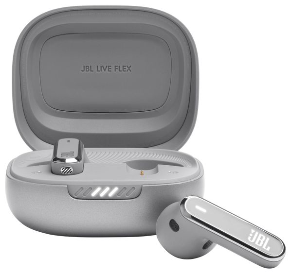 Live Flex In-Ear Bluetooth Kopfhörer kabellos 40 h Laufzeit IP54 (Silber) 