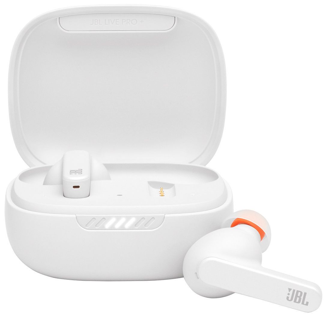 Live Pro+ TWS In-Ear Bluetooth Kopfhörer kabellos 28 h Laufzeit IPX4 (Weiß) 