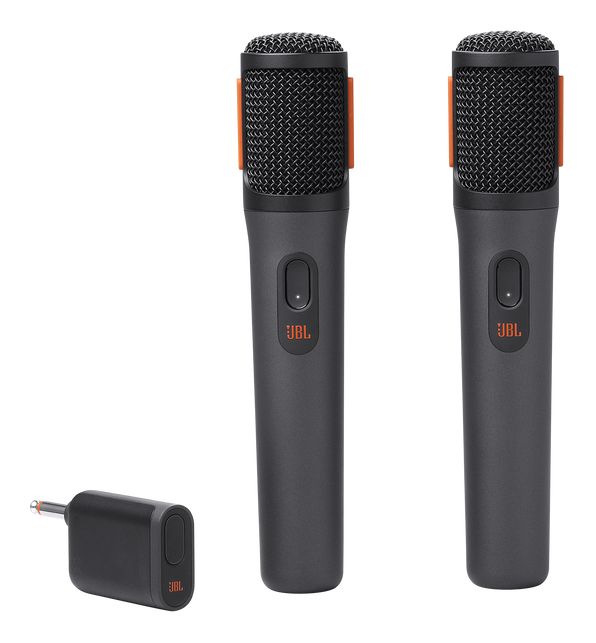 PartyBox kabellos Microphone set (Schwarz) 