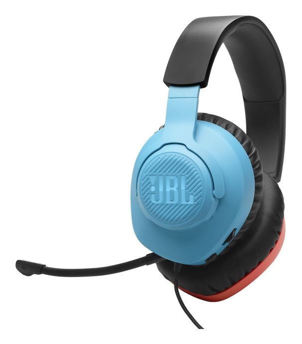 Quantum 100N Over Ear Kopfhörer Kabelgebunden  (Blau, Rot) 