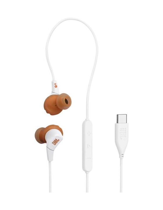 Run 3C USB C In-Ear Kopfhörer Kabelgebunden IP65 USB Typ-C  (Braun, Weiß) 