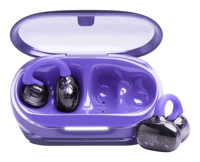 Soundgear Clips In-Ear Bluetooth Kopfhörer Kabellos TWS 8 h Laufzeit IP54  (Violett) 
