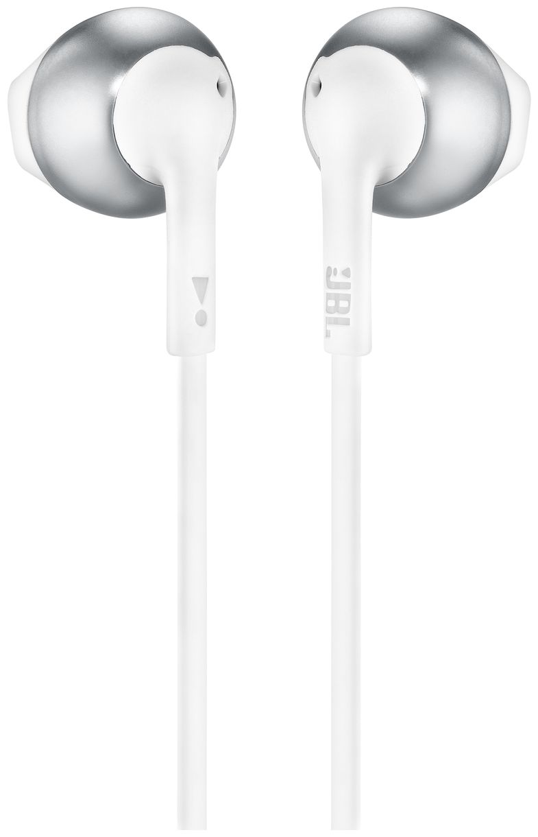 Tune 205 In-Ear Kopfhörer Kabelgebunden 6 h Laufzeit (Chrom, Weiß) 