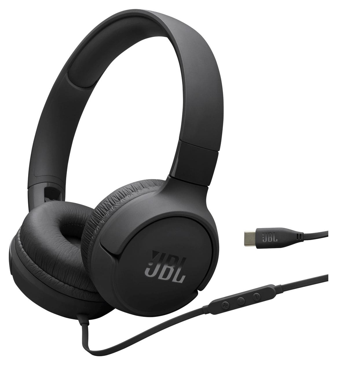 Tune 520C Ohraufliegender Kopfhörer Kabelgebunden USB Typ-C  (Schwarz) 