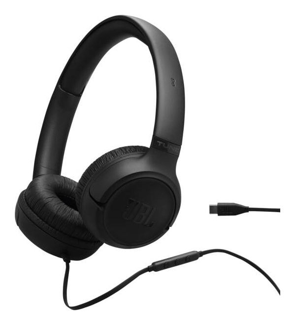 Tune 530C USB C Over Ear Kopfhörer Kabelgebunden USB Typ-C  (Schwarz) 