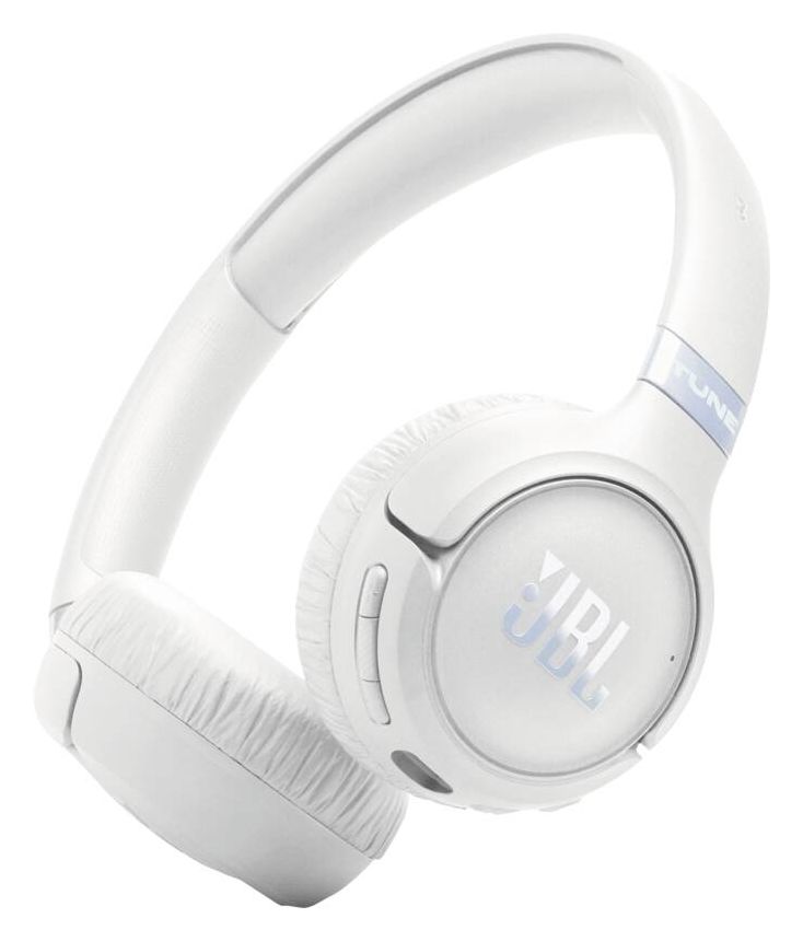 Tune 680NC Ohraufliegender Bluetooth Kopfhörer kabelgebunden&kabellos 76 h Laufzeit USB Typ-C  (Weiß) 