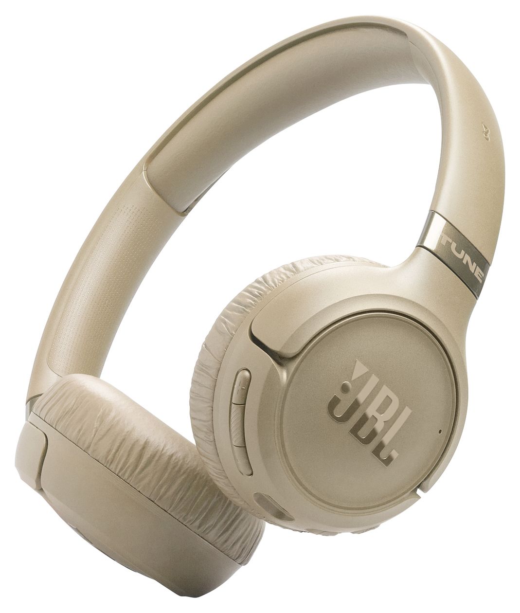 Tune 680NC Ohraufliegender Bluetooth Kopfhörer kabelgebunden&kabellos 76 h Laufzeit USB Typ-C  (Beige) 
