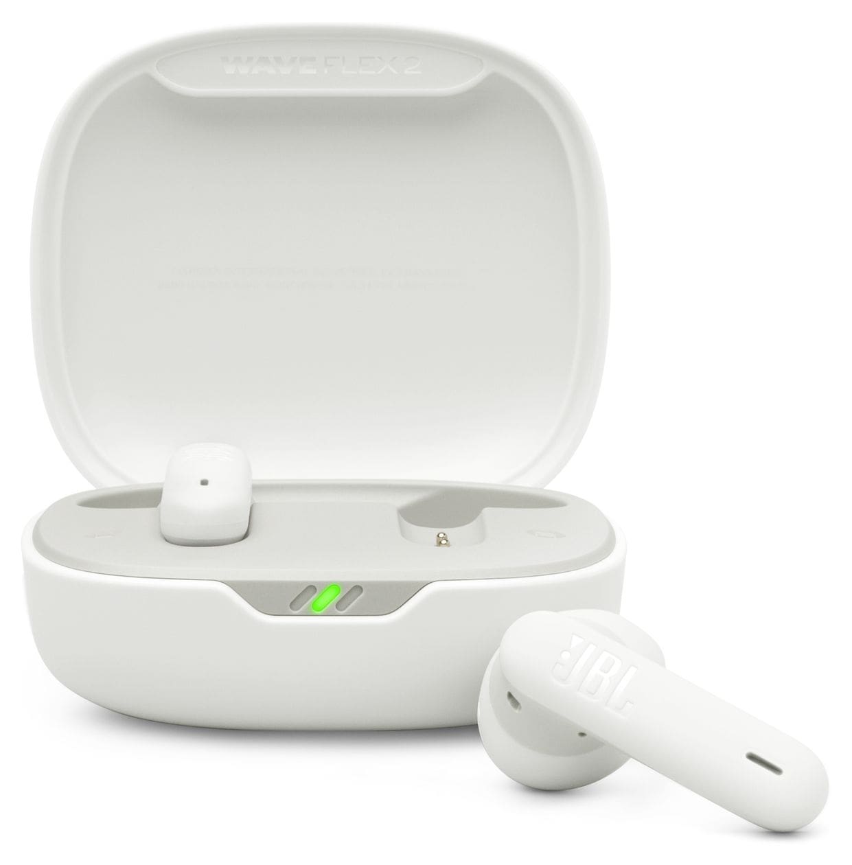 Wave Flex 2 In-Ear Bluetooth Kopfhörer kabellos 8 h Laufzeit IP54 USB Typ-C  (Weiß) 