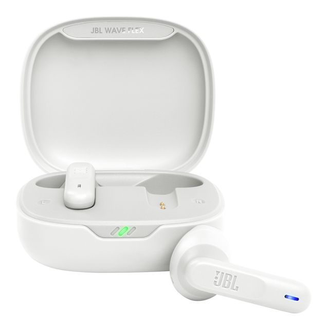Wave Flex In-Ear Bluetooth Kopfhörer Kabellos TWS 8, 32 Laufzeit IP54 (Weiß) 