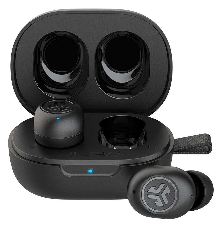 JBuds Mini In-Ear Bluetooth Kopfhörer kabellos 5,5 h Laufzeit IP55 (Schwarz) 