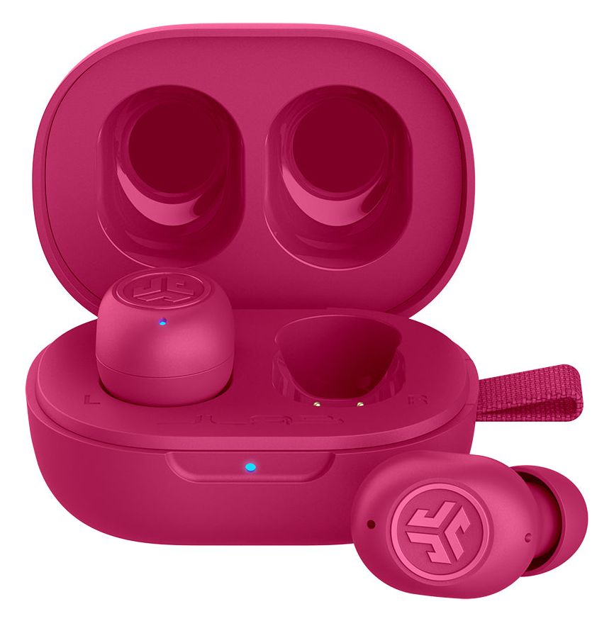 JBuds Mini In-Ear Bluetooth Kopfhörer kabellos 5,5 h Laufzeit IP55 (Pink) 