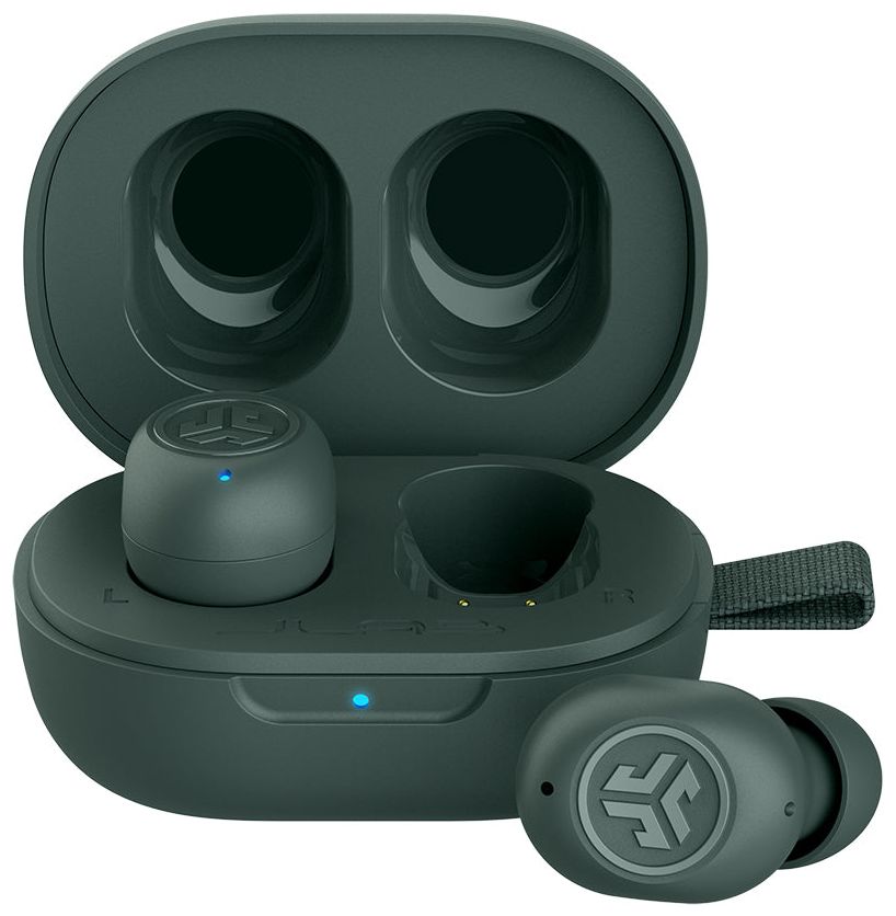 JBuds Mini In-Ear Bluetooth Kopfhörer kabellos 5,5 h Laufzeit IP55 (Grau) 