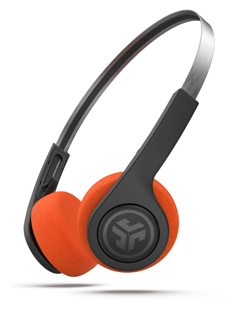 Rewind 2 Wireless Retro Bluetooth Kopfhörer kabellos Mikro-USB  (Schwarz, Orange) 