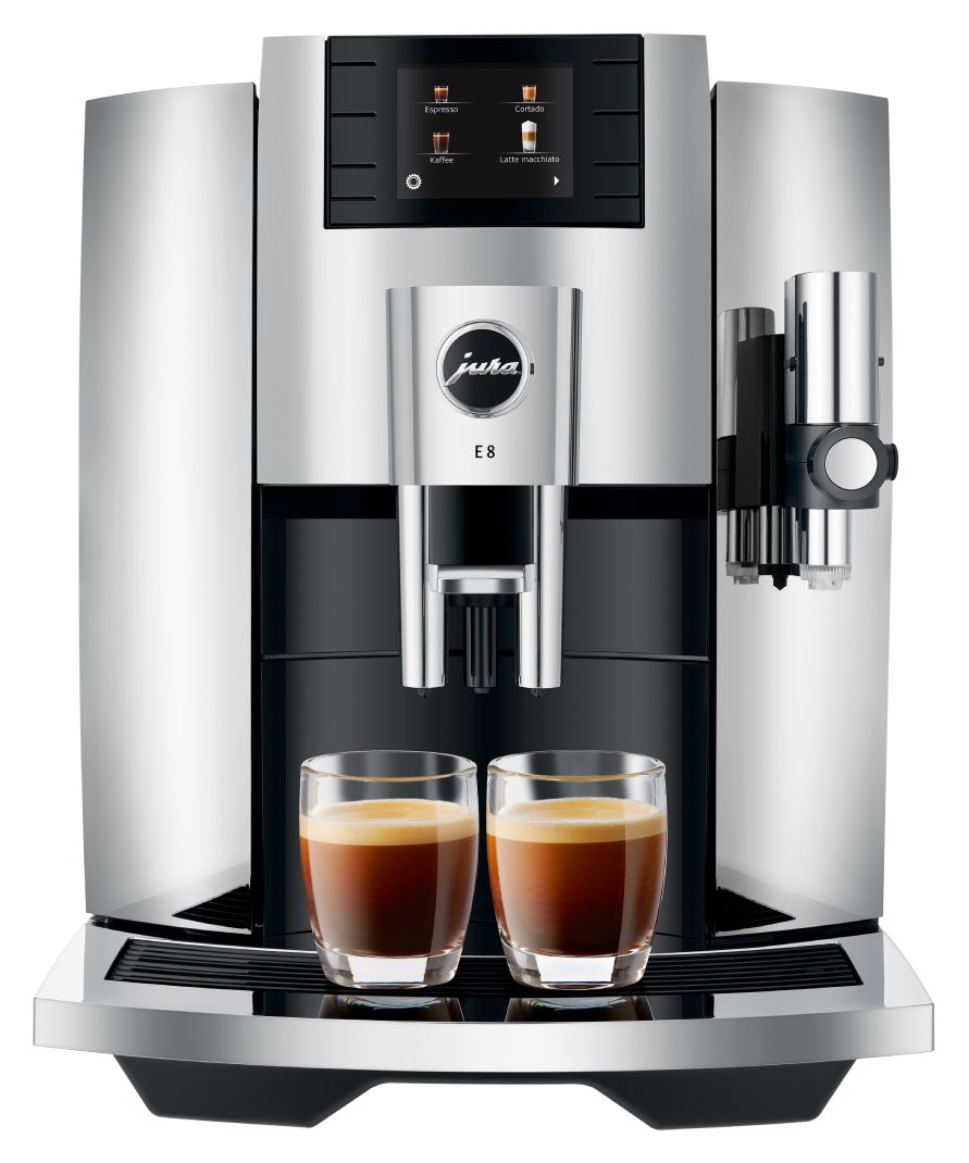 E8 Kaffeevollautomat 15 bar 1,9 l 280 g AutoClean (Chroom) 
