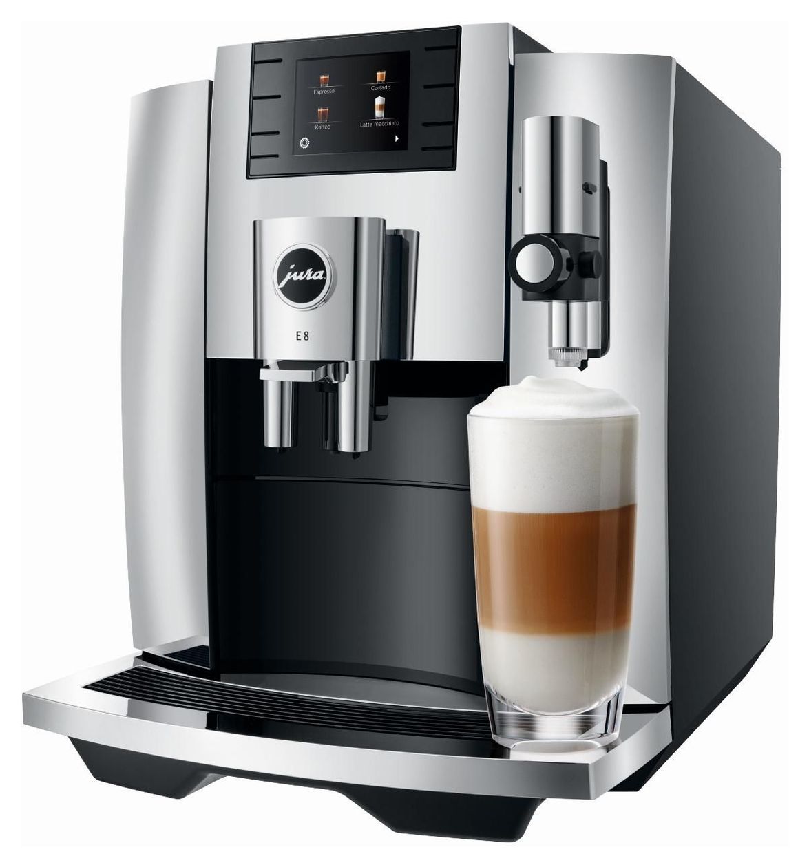 E8 Kaffeevollautomat 15 bar 1,9 l 280 g AutoClean (Chrom (EB)) 