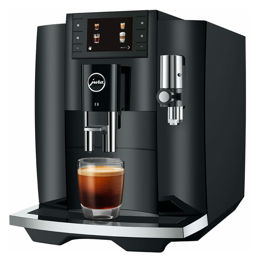 E8 Kaffeevollautomat 15 bar 1,9 l 280 g AutoClean (Piano Black (EC)) 