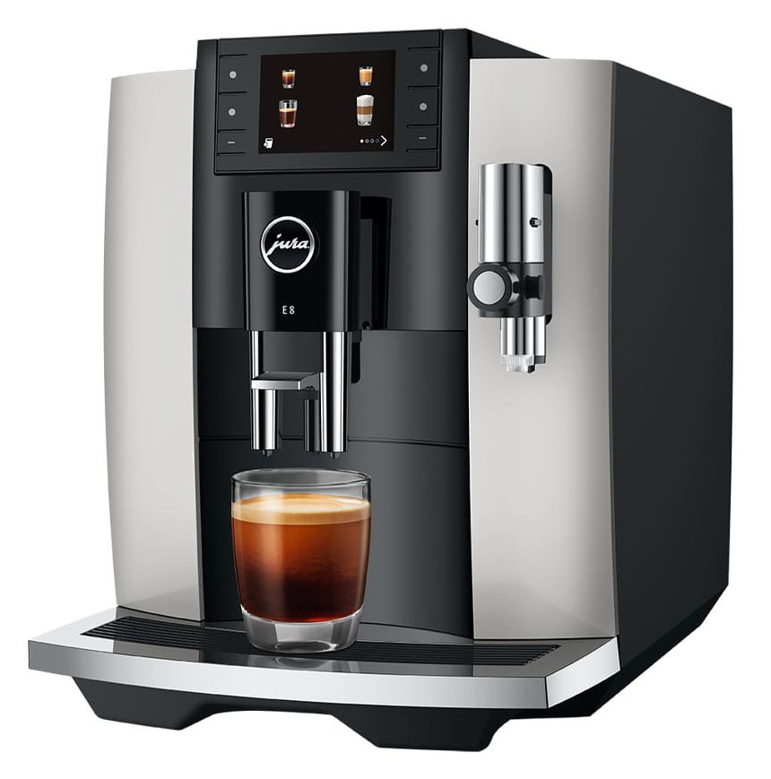 E8 Kaffeevollautomat 15 bar 1,9 l 280 g AutoClean (Platin (EC)) 
