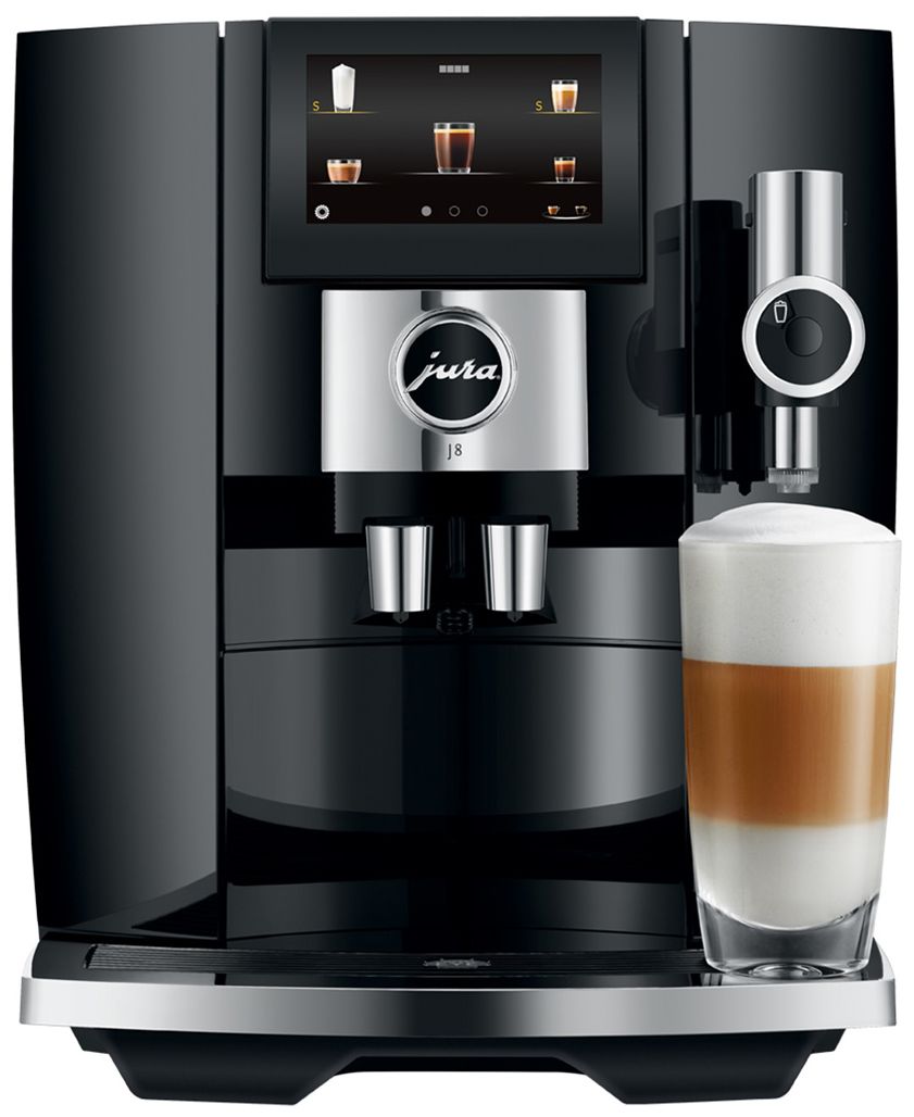 J8 Kaffeevollautomat 15 bar 1,9 l 280 g AutoClean (Piano Black) 