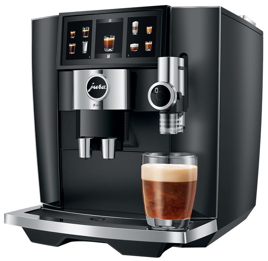 J8 twin Kaffeevollautomat 15 bar 1,9 l 180 g AutoClean (Diamond Black) 
