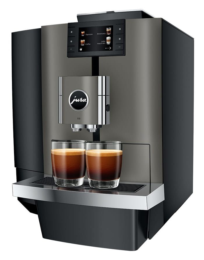 X10 (EB) Kaffeevollautomat 15 bar 2,8 l 500 g  (Stahl, Schwarz) 