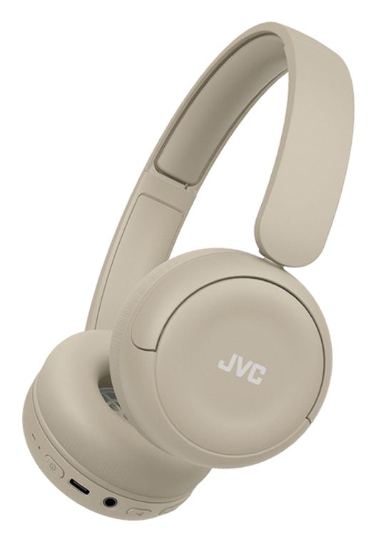 HA-S59W Ohraufliegender Bluetooth Kopfhörer kabelgebunden&kabellos 50 h Laufzeit USB Typ-C  (Beige) 